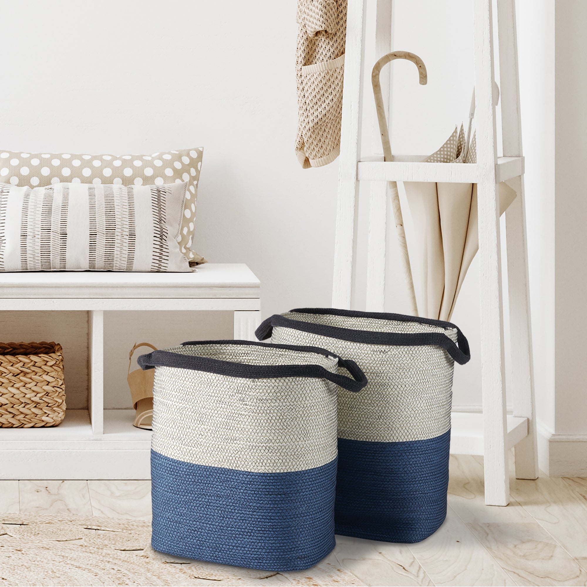 AYDEN BASKETS WITH HANDLES, SET OF 2 - view 4