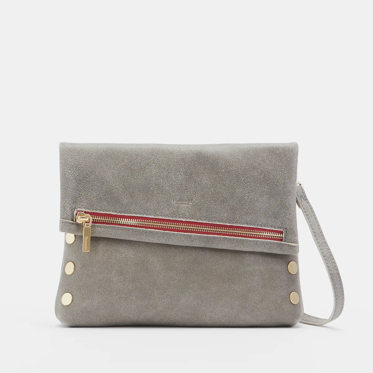 Hammitt VIP Medium Crossbody Clutch in Pew Brushed Gold - A. Dodson's