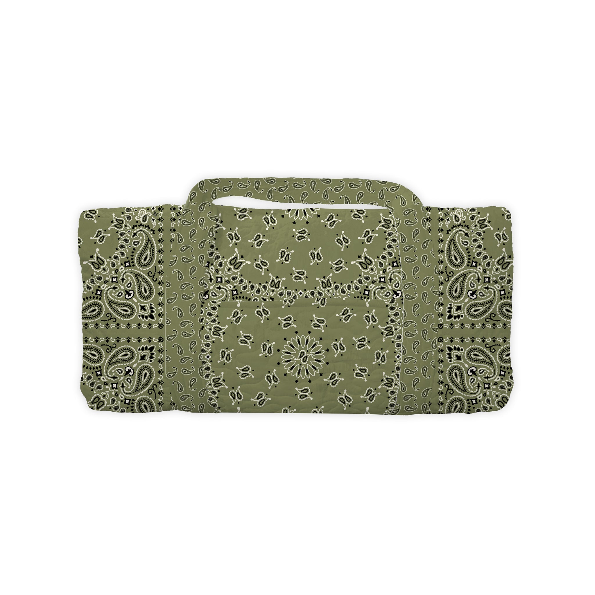 Ida Mae Homestead Bandana Olive Quilted Duffle Bag - view 3 of 3