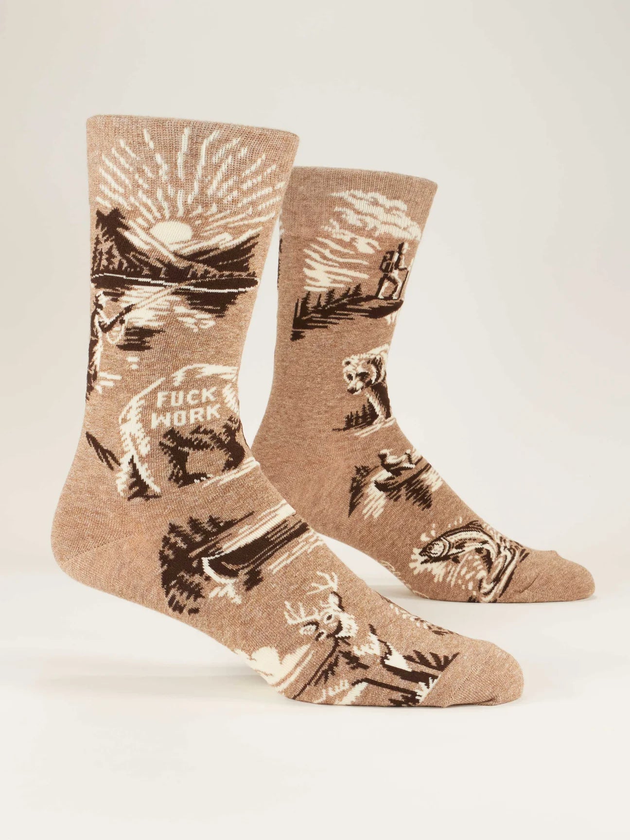 Fuck Work Men's Socks