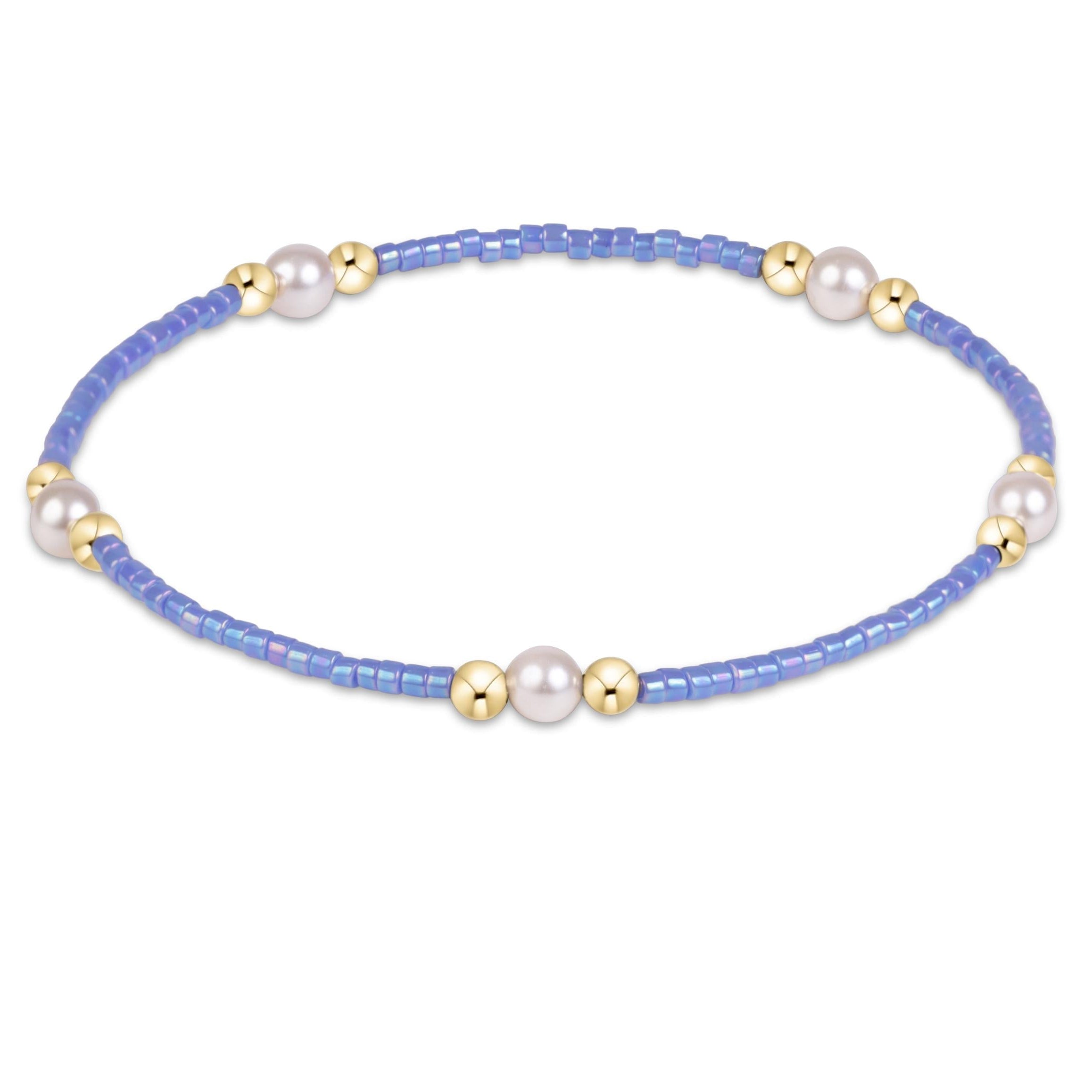 enewton Hope Purpose Pearl bracelet in Bright Blue