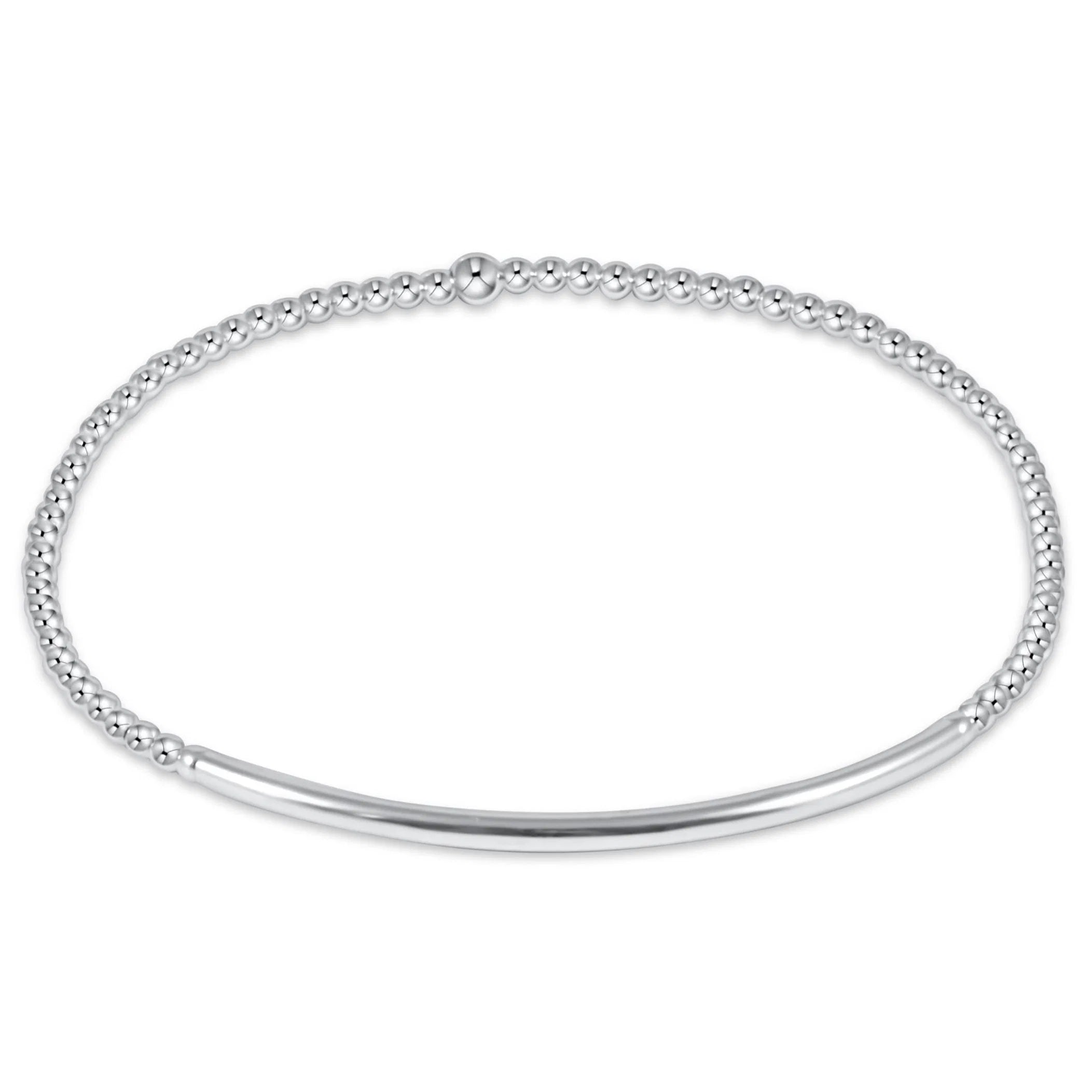 Classic Sterling Bliss Bar 2mm Bracelet by enewton