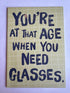 GLASSES CARD - A. Dodson's