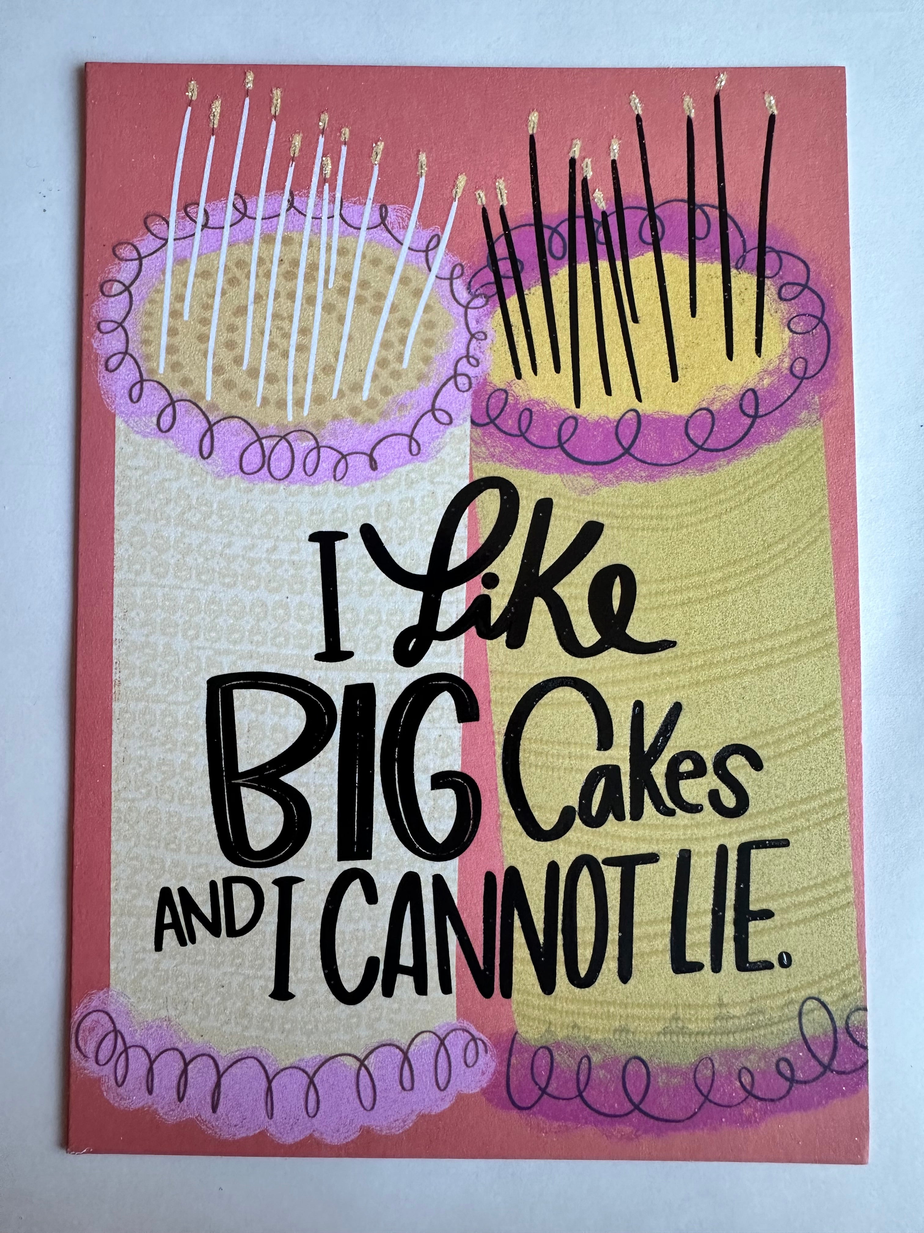 BIG CAKES CARD - A. Dodson's