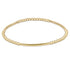 classic gold 2.5mm bead bracelet - bliss bar gold by enewton