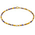 gameday hope unwritten bracelet - purple-golden yellow by enewton