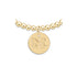 enewton eCollegiate Classic Gold 3mm bracelet with the University of Michigan disc