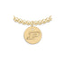 enewton eCollegiate Classic Gold 3mm bracelet with the Purdue University disc