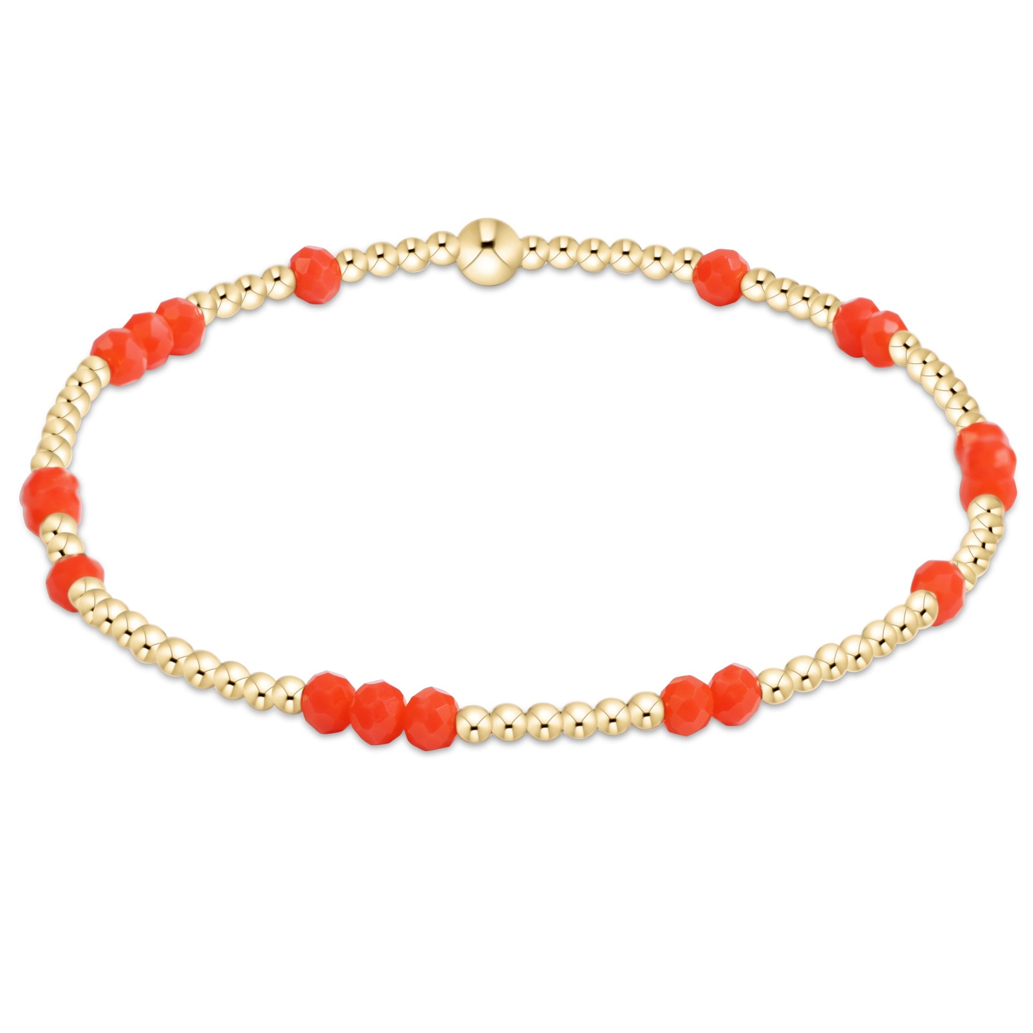 Bright Orange enewton gameday flirty hope unwritten bracelet