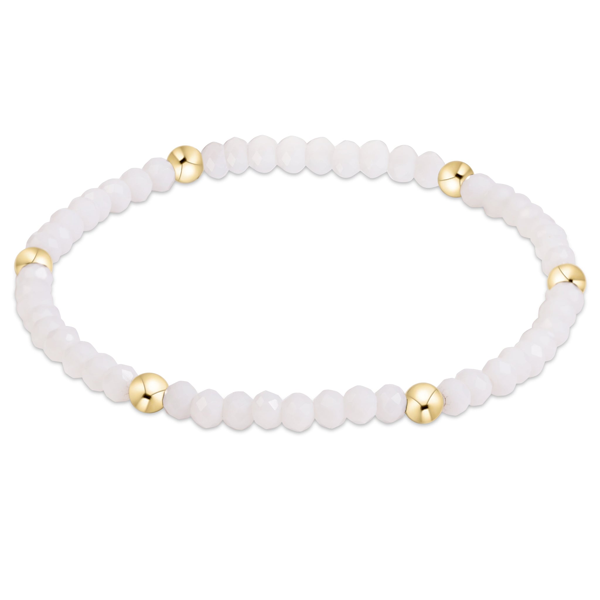 White enewton gameday flirty presence bracelet