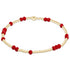 Red enewton gameday flirty hope unwritten bracelet