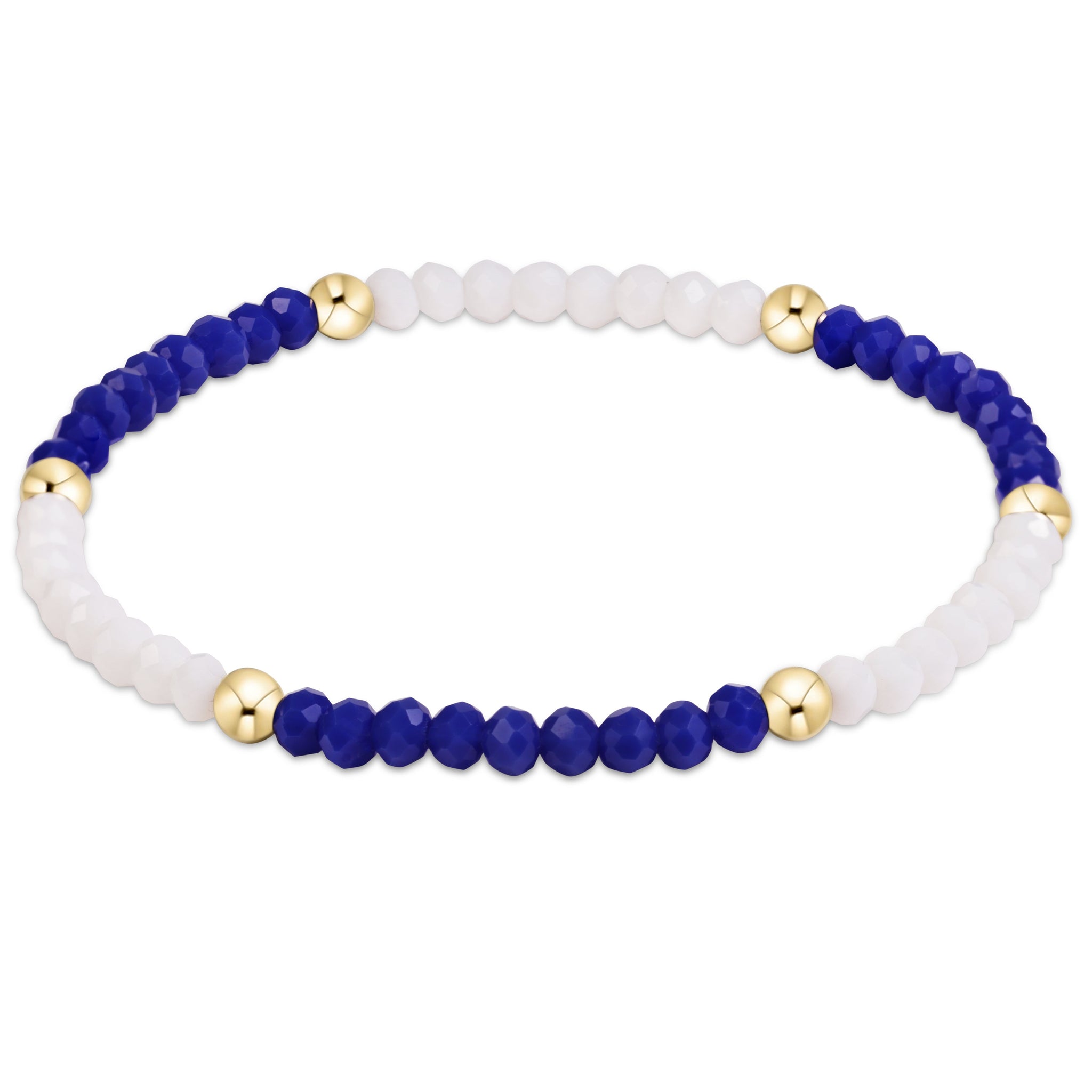 Blue & White enewton gameday flirty presence bracelet