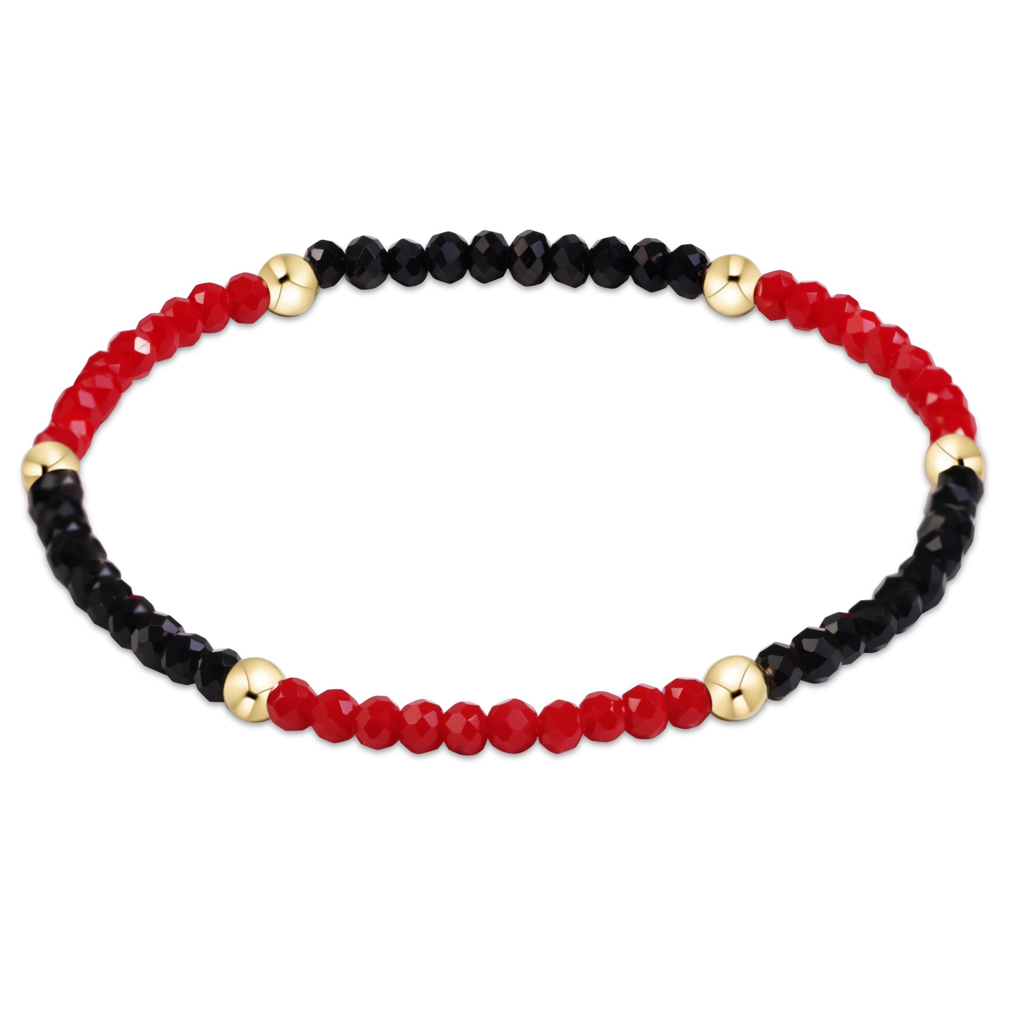 Red & Black enewton gameday flirty presence bracelet