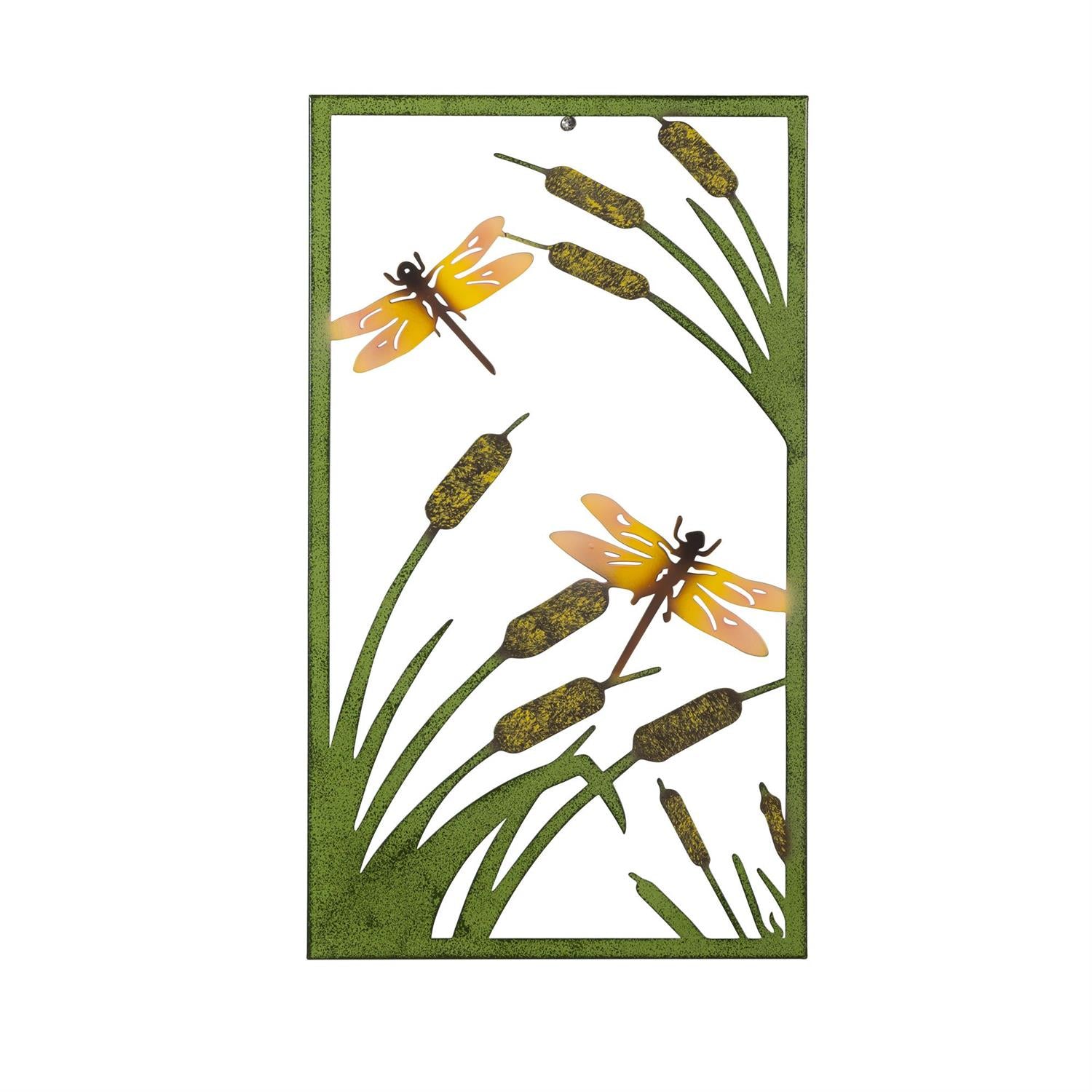 Pollinator Garden Outdoor Wall Decor, Metal, Dragonfly