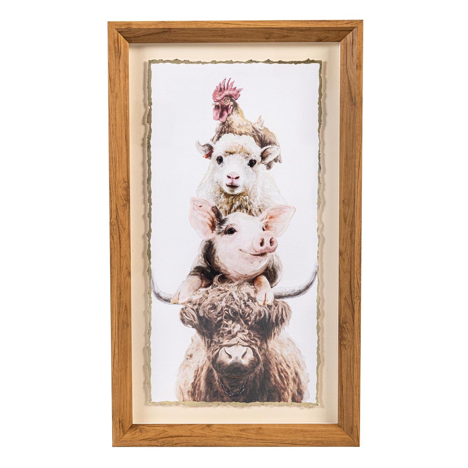 Stacked Farm Animals