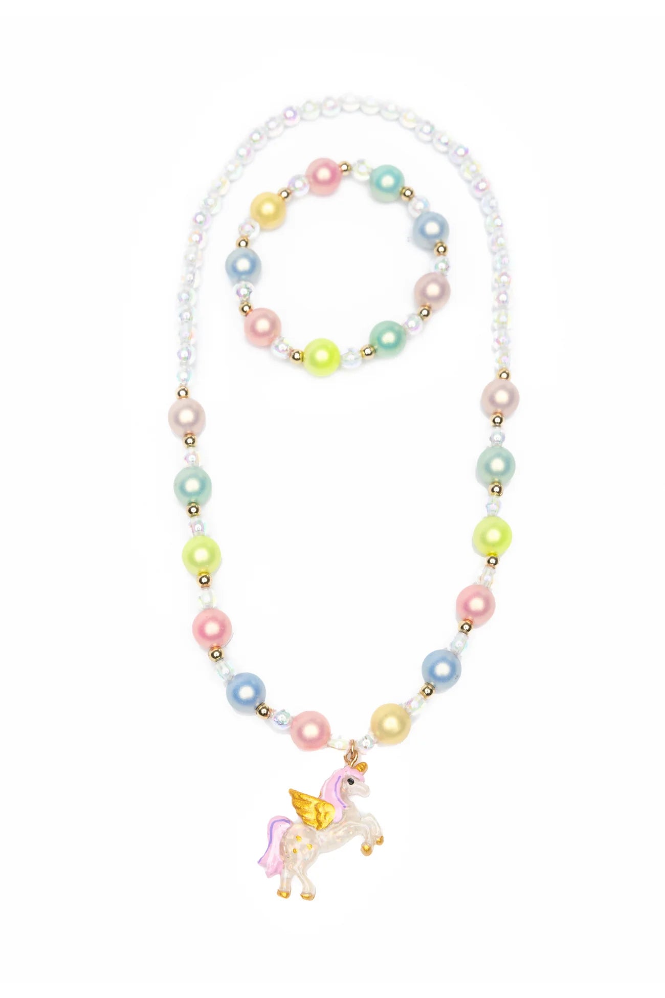 Happy-Go-Unicorn Necklace Bracelet Set - A. Dodson's