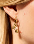 Spartina Sea Island Convertible Hoop Earrings Gold