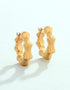 Spartina Bamboo Hoop Earrings Gold