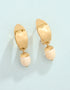Spartina Harbor Island Hoop Earrings Pearl