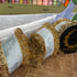 John Mark Aqua Velvet Double-Sided Trim Wired Ribbon - 4" x 10 yd