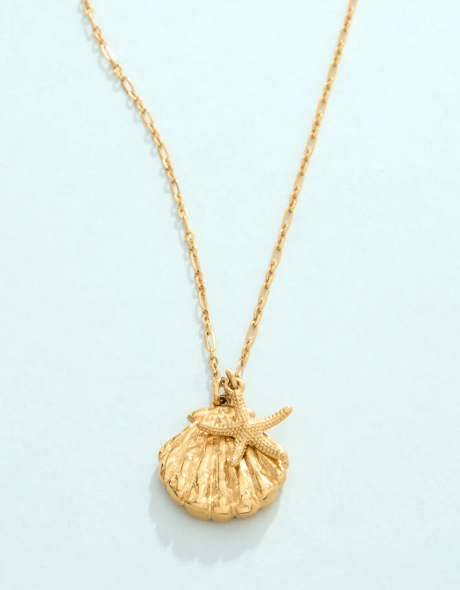 Spartina Tidal Treasures Necklace 18" Gold
