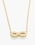 Spartina SLV Necklace 18" Eternally Grateful/Infinity Gold