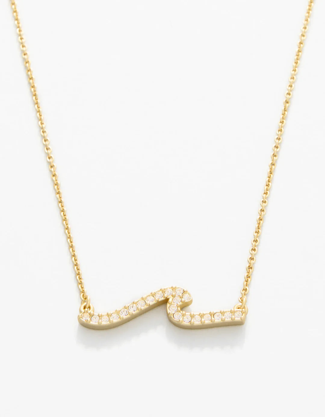 Spartina SLV Necklace 18" Hope Floats/Wave Gold