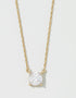 Spartina SLV Shine Necklace 18" Brilliant/Cushion Gold by Spartina 449