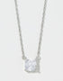 Spartina SLV Shine Necklace 18" Brilliant/Cushion Silver by Spartina 449