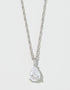 Spartina SLV Shine Necklace 18" Exceptional/Pear Silver by Spartina 449