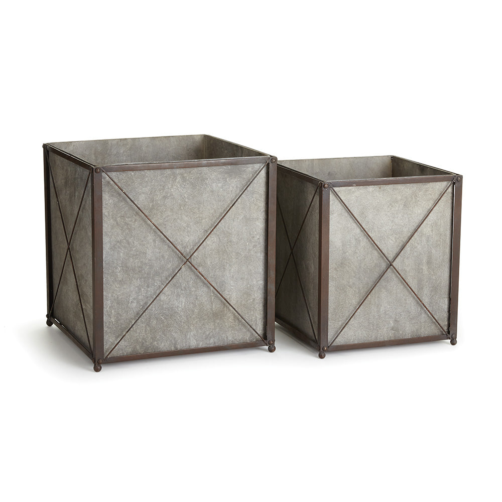 CEDAR RIDGE CACHEPOTS, SET OF 2