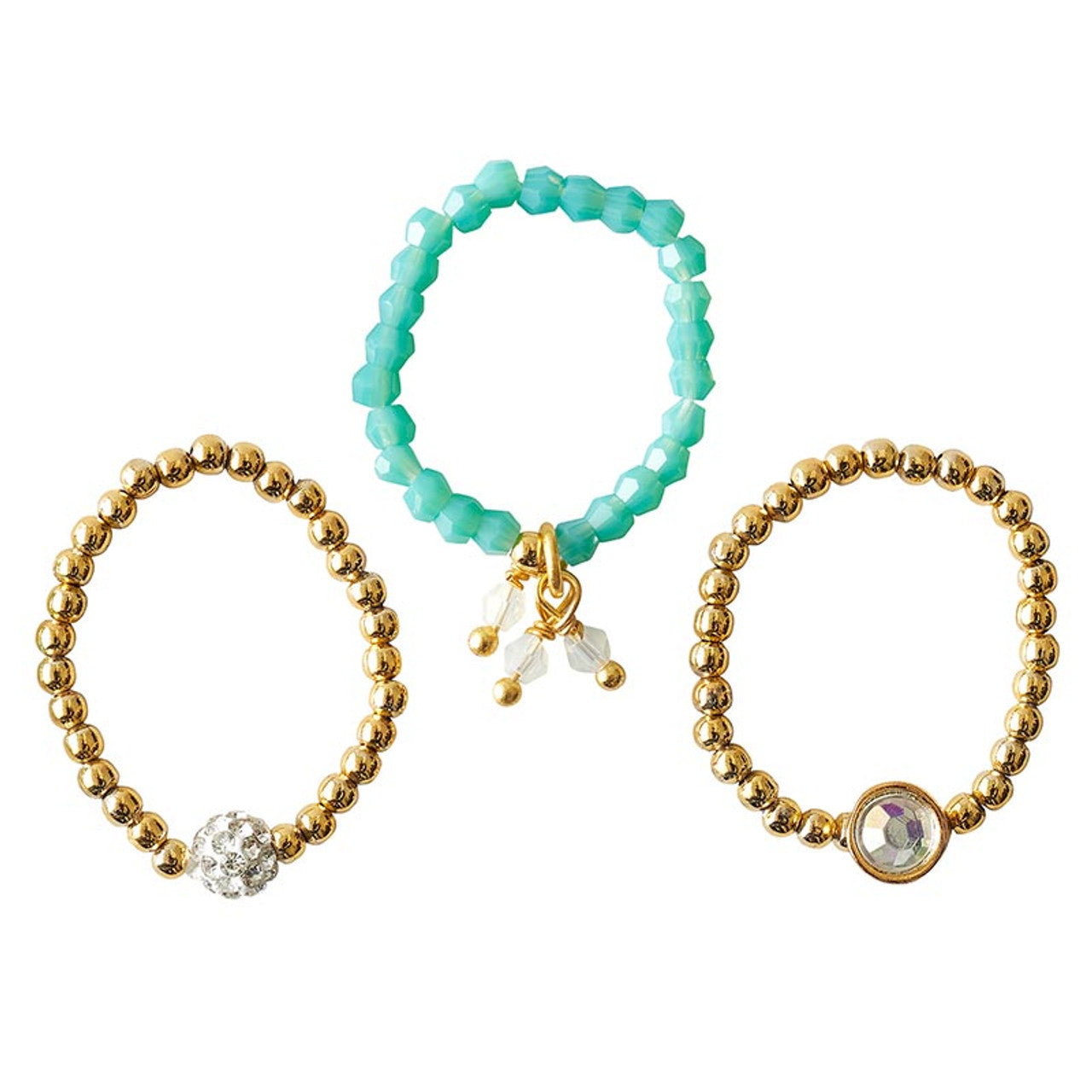 Ring Bling Stretch Ring Set - Be Brilliant by Santa Barbara Design Studio