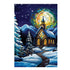 Stained Glass Church Lustre Garden Flag