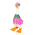 Tabletop fabric Gordy goose wearing the Flower accessory set