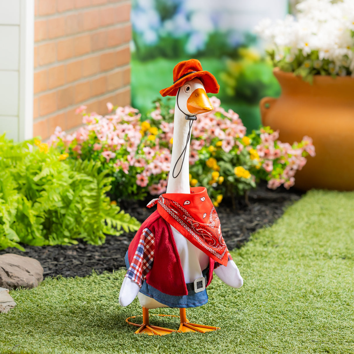 Giddy the Goose Wild West Cowboy Lawn Goose Outfit | Evergreen Enterprises TDG64GS25