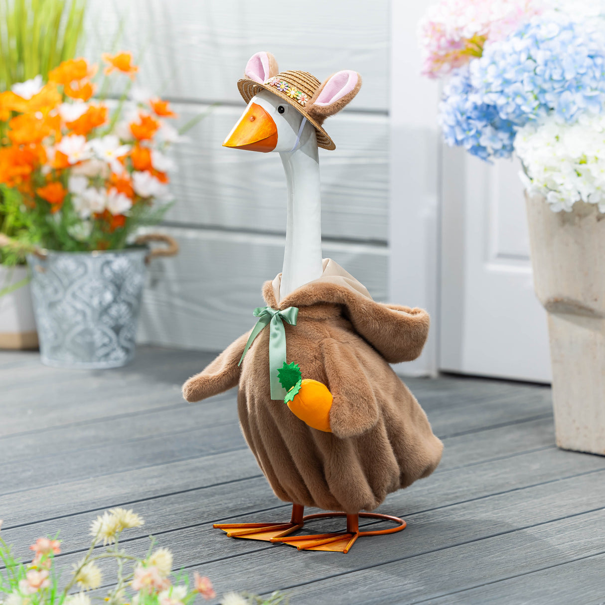 Giddy the Goose Everyday Bunny Spring Lawn Goose Outfit | Evergreen Enterprises TD4VPGS26