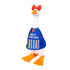 Tabletop fabric Gordy goose wearing the Teacher accessory set - alternate view
