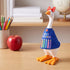 Tabletop fabric Gordy goose wearing the Teacher accessory set