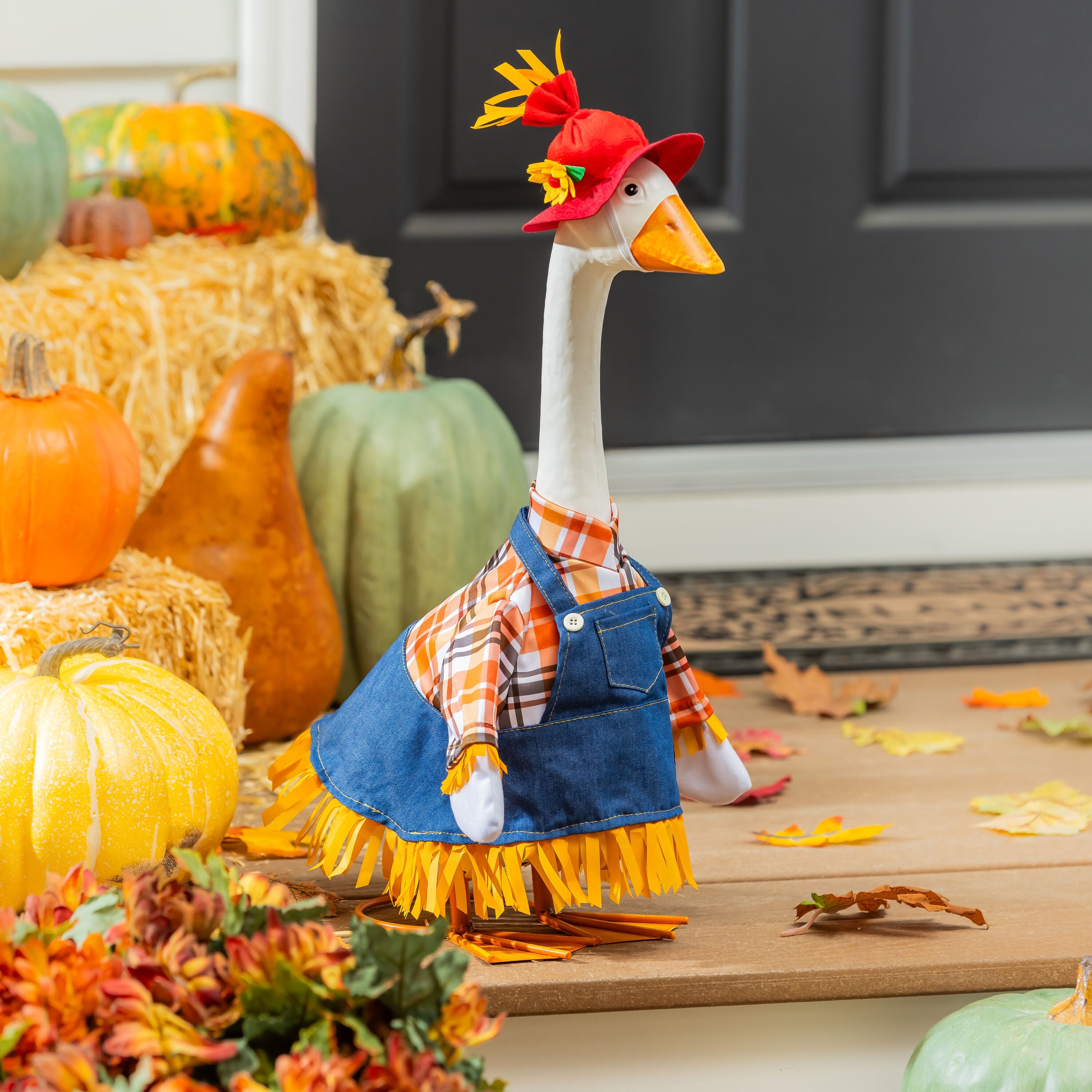 Scarecrow For Giddy The Porch Goose