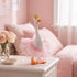 Tabletop fabric Gordy goose wearing the Princess accessory set