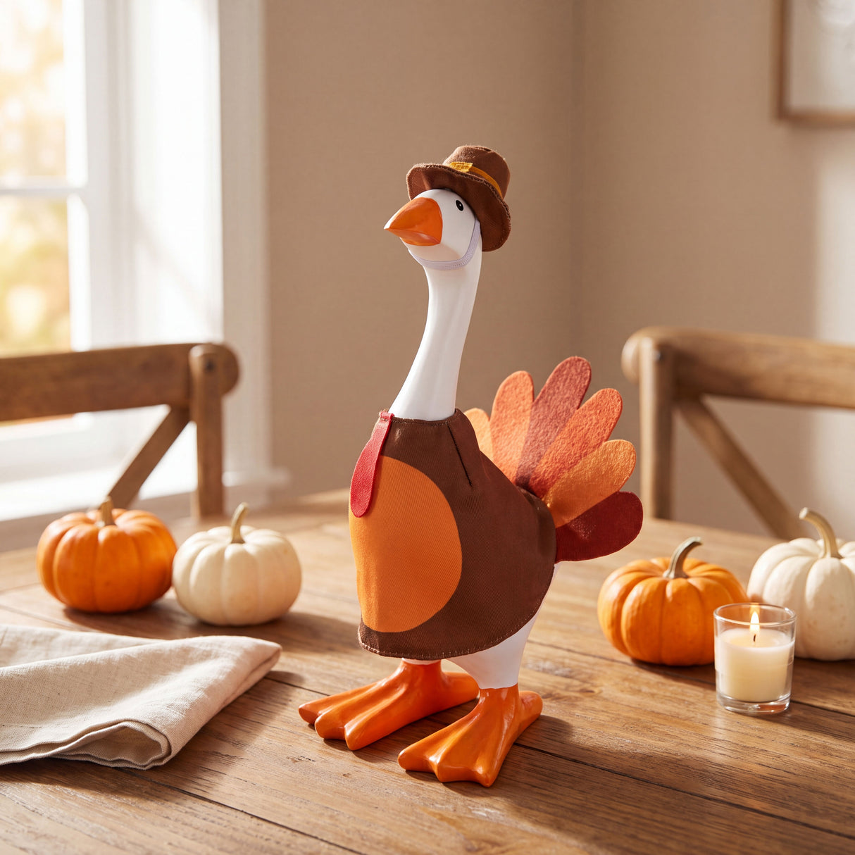 Gordy Goose Turkey Harvest Table Decor Accessory Set | Evergreen Enterprises TA5498TAF