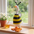 Tabletop fabric Gordy goose wearing the Bee accessory set