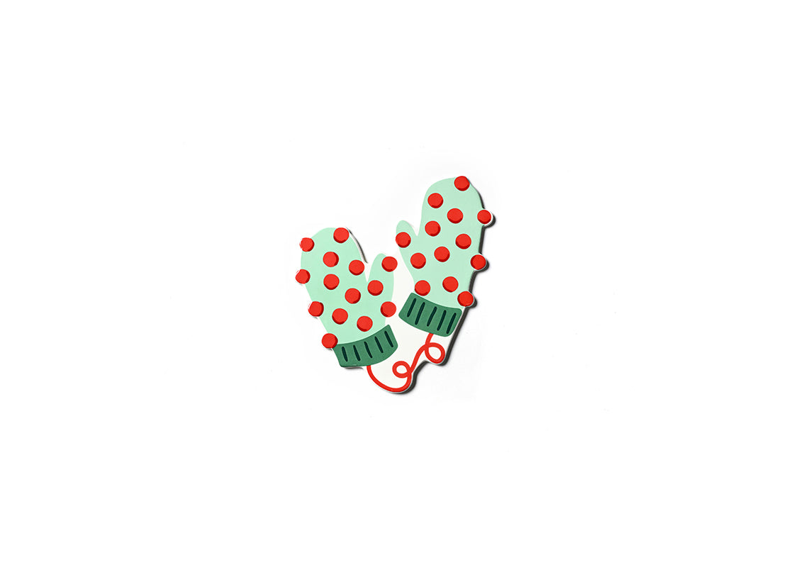 HAPPY EVERYTHING POM POM MITTENS MINI ATTACHMENT - A. Dodson's