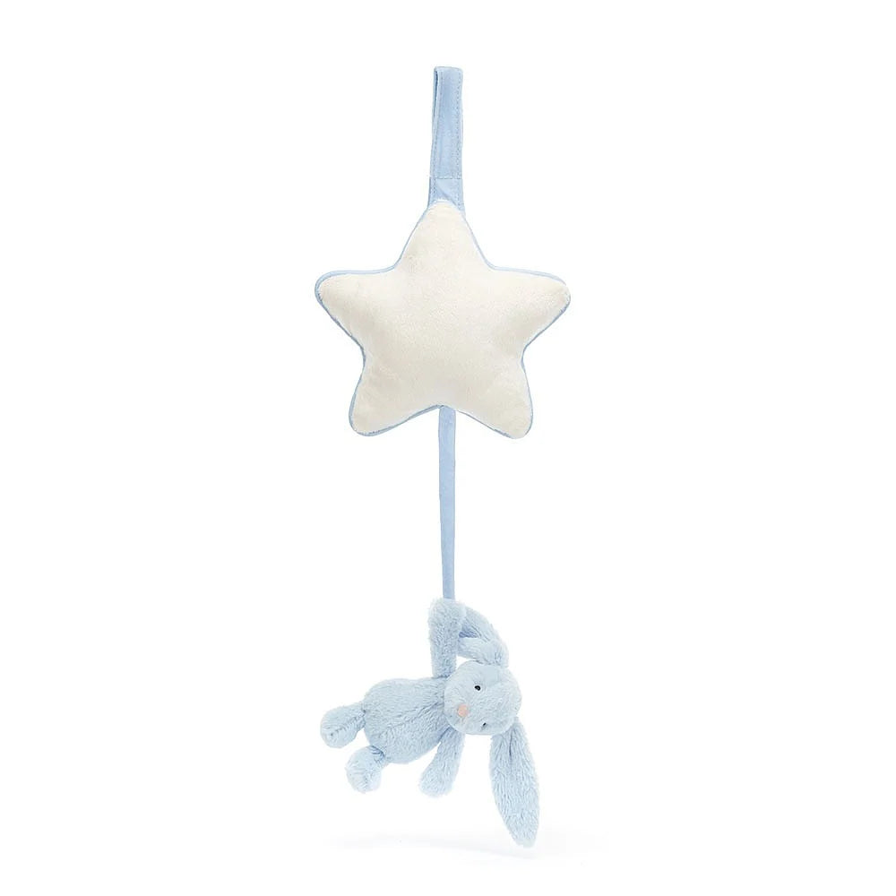 Bashful Blue Bunny Musical Pull By Jellycat - A. Dodson's