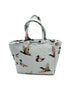 Ida Mae Mallory Ducks Blue Quilted Handbag