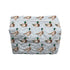 Ida Mae Mallory Ducks Icon Blue Quilted Large Makeup Bag