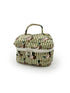 Ida Mae Mallory Ducks Icon Olive Linen Quilted Travel Case - view 1 of 2