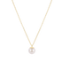 16" Necklace Gold Classic Pearl Charm by enewton