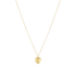 16" Necklace Gold - Love Plush Gold Charm by enewton