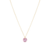 16" Necklace Gold - Reflection Small Charm - 02